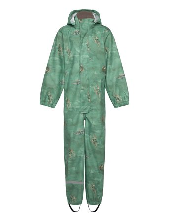 mikk-line Pu Rain Suit Aop Recycled - Green - 98