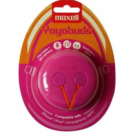 Maxell Headset Yoyobuds ROSA