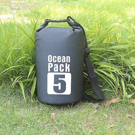 Vedenpitävä kelluva kuivapussi 5l/20l, rullattava säkki pitää varusteet kuivina melontaan, koskenlaskuun, veneilyyn, uintiin, leirintään(5L)