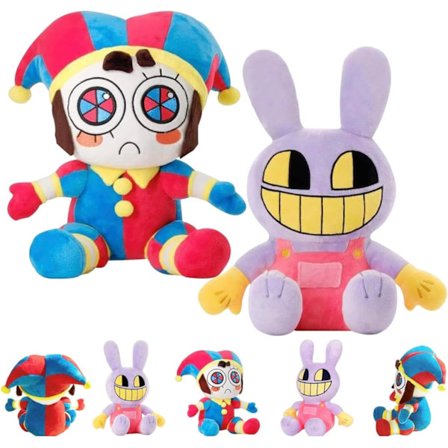 pcs The Amazing Digital Circus plysdyr, Pomni og Jax bamser til børn og fans