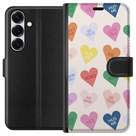 Kompatibelt Plånboksfodral till Samsung Samsung Galaxy S25 CandyHearts