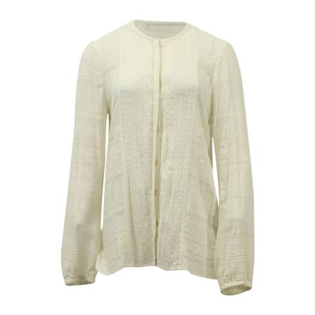 Isabel Marant Pre-owned, Pre-owned Lace Blouse Wit, Dames, Maat:L