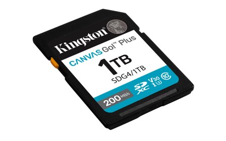 Kingston 1TB Canvas Go Plus Gen4 SD-kort, UHS-I, U3, V30, A2