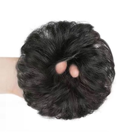 Parykk hårbolle menneskehår silke 6 6