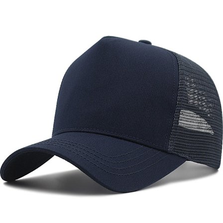 XL Mesh Trucker Hat for Stort Hode - Herre Baseball Caps med Høy Krone, Pustende Dad Hat, Justerbar 60-65 cm