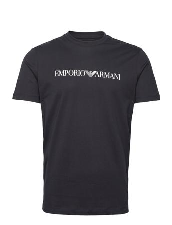 T-Shirt T-shirts Short-sleeved Svart Emporio Armani