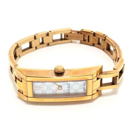 Gucci Vintage Pre-owned Stainless Steel Watch Gul, Dame Vintage Ure, Størrelse: ONE Size