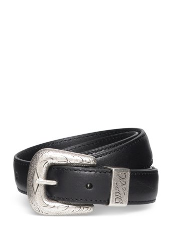 Anderson's Western Belt - Leather 2,5 Cm - Black - 110