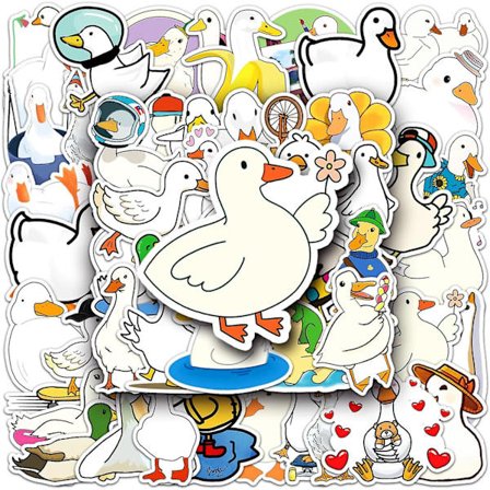 /EA/50 stk. Ande Klistermærker, Sjove Vandtætte Ænder Graffiti Klistermærker Til DIY Telefon Laptop Skateboard Kuffert Vandflaske