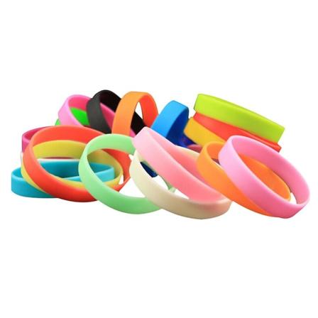 25 stk. Børne Silikon Armbånd Mode Armbånd Fest Tilbehør (blandet farve)M M
