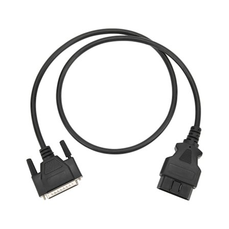 Diagnostisk OBD2 hane till DB25 hane kabeladapter 16-polig 102 cm/40 tum ersättning för SBB V33 nyckelprogrammerare