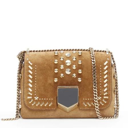 Jimmy Choo Pre-owned, Pre-owned Leather handbags Bruin, Dames, Maat:ONE Size,leer