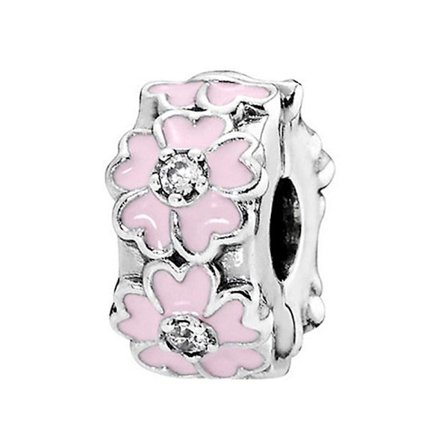 2025 925 Sterling Sølv Spacer Bead Anheng, Clip-on Anheng for Kvinner, Kompatibel med Pandora Armbånd (Inkluderer En Spacer Bead) Sjøstjerneklips