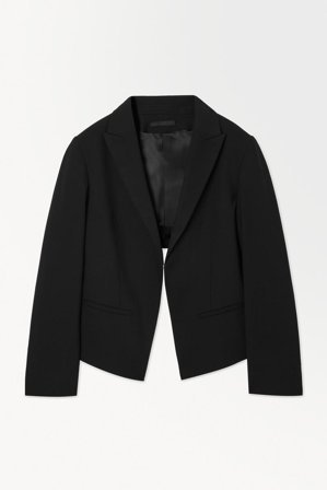 COS Damen Der Dekonstruierte Blazer - Schwarz