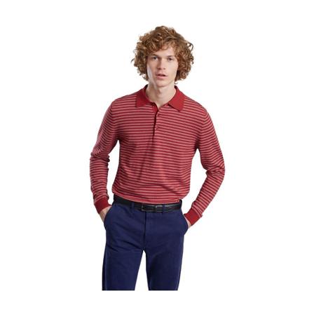 L'Exception Paris Striped Polo Rød, Herre