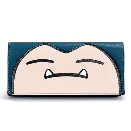 Switch-kotelo yhteensopiva Nintendo Switchin ja Switch OLED:n kanssa, söpö nahkainen matkakotelo pelinpidikkeellä - Snorlax sininen