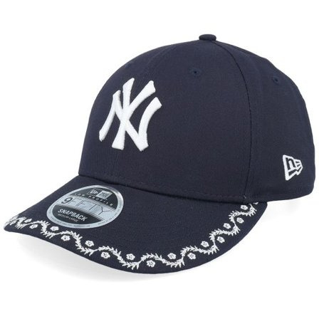New Era - MLB Blå adjustable Keps - New York Yankees Floral 9FIFTY Navy Adjustable @ Hatstore
