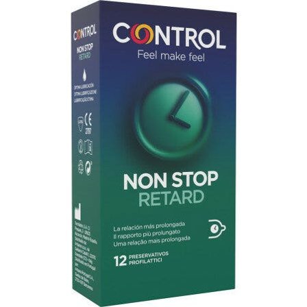Control New Non Stop Retard 12 Pezzi Preservativi a Lunga Durata