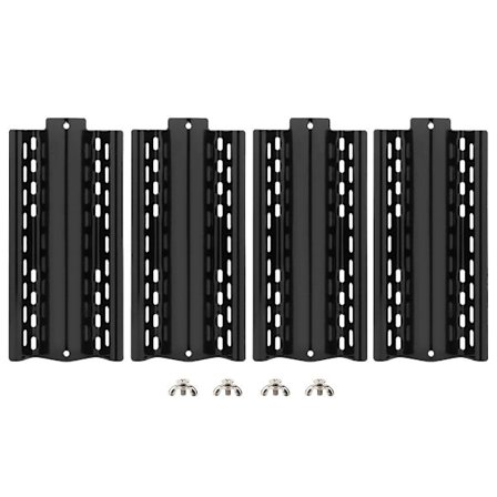 4 st Justerbara Grillvärmeplåtskydd Värme Tält Ersättningsdelar För Gasgrill