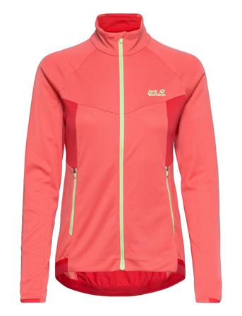 Tourer Midlayer Jkt W Sweatshirts & Hoodies Fleeces & Midlayers Lyserød Jack Wolfskin