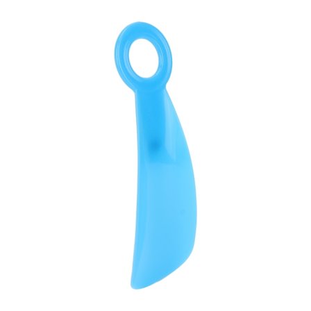 Skohorn Litet Portabelt Bekvämt Böjt Måttlig Tjocklek Skosked Tunga för Hushållsresor Blå