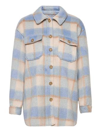 Onlepic L/S Check Shacket Cc Pnt Grey ONLY