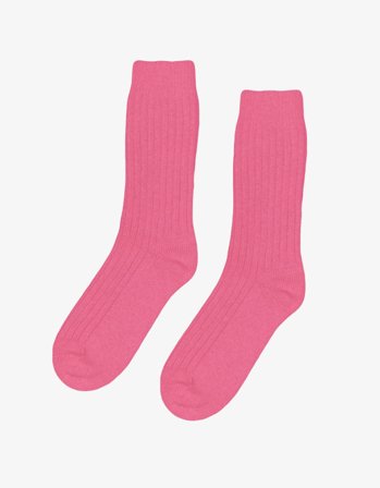 Merino Wool Blend Sock - Bubblegum Pink - 41-46