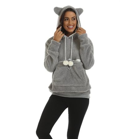 Fuzzy Hoodies Pullover Hoodie dam