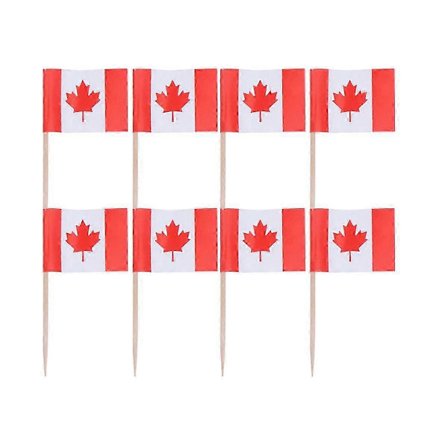 100 stk. Brasil-flagg tannpirkere Brasilianske tannpirkerflagg Små cupcake toppers plukk Cocktailflagg