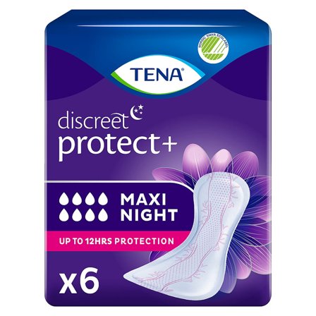 Tena Discreet Protect+ Natbind, Medicin & Pleje, Inkontinens, Inkontinens Kvinder