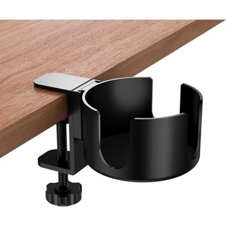 Bordplate koppholder med stor klemme - Lekkasjesikker bordplate koppholder - 9,4 cm