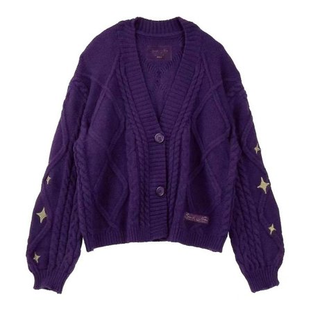 Speak Now Cardigan, Stjerner Broderte Strikket Speak Now Cardigan, Speak Now Cardigan Med Patch, Eras Tour Merch Gaver xs-s