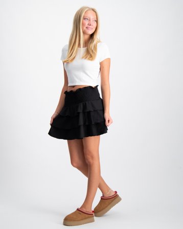 RYVLS Blaise Skirt Zwart Rokken Meisjes - Kids Brand Store