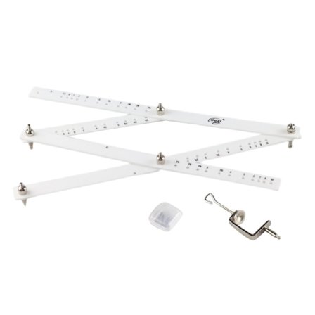 10x förstoringslinjal Vikbar plastlinjal förstoringsglas 10x förstoringslinjal för ritning av konstnärer, designers, hantverksälskare