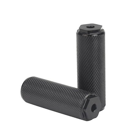 1 Par Aluminiumlegeringscykelpedal Robust Cylinder Sätelaxel Stunt Pegs Mountainbike Tillbehör