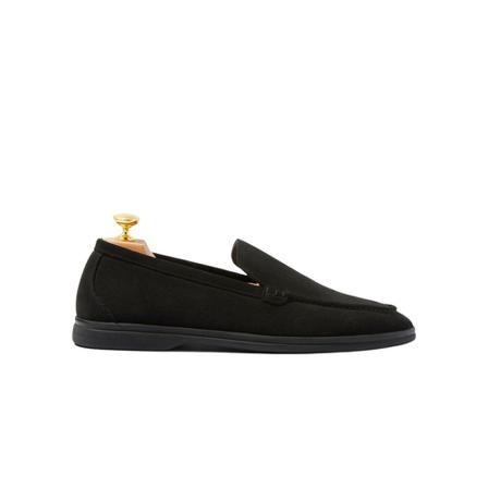 Scarosso, Ludovico Scamosciato Loafers Czarny, Mężczyzna, Rozmiar: 46 EU