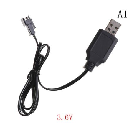 DC 3,6 V–7,2 V RC-akkupakkaus USB -laturisovitin kaukosäätimeen 3.6V