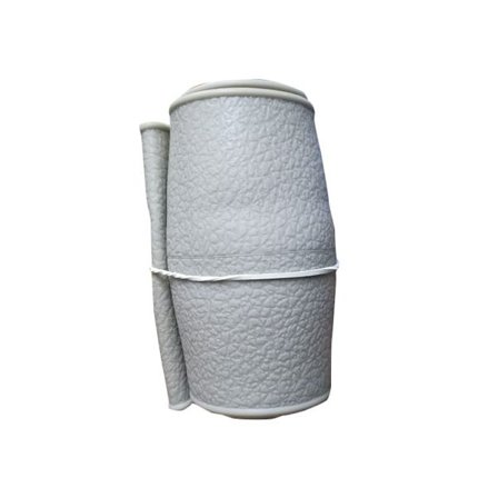 (Grå) Textur Bil Auto Silikon Ratt Handske Skydd Mjuk Multi Färg Universal Skin Mjuka Silikon Ratt Skydd Skal