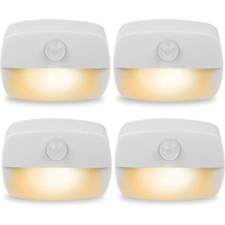 LED natlys med bevægelsessensor, indendørs natlys skabslys, bil