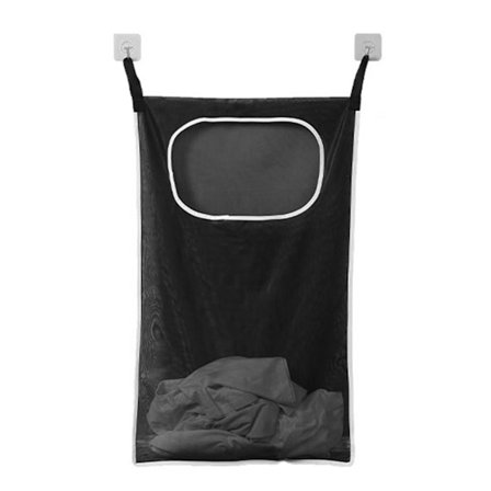 Oxford tyghängande tvättkorg Hängbar, icke-borrbar förvaringspåse för dagligt bruk