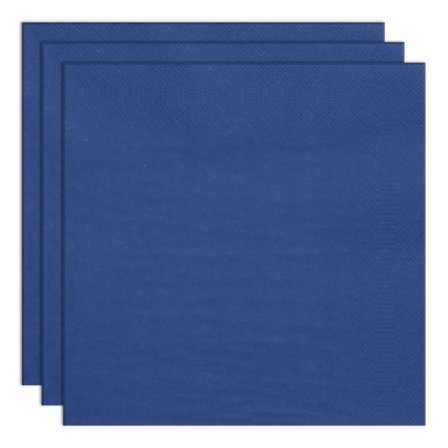 Engangsservietter Mørkeblå 24 cm 20-pak