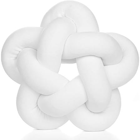 Stjärnformad knuten kudde Mjuk plysch Slängkudde Nordic Style Knot