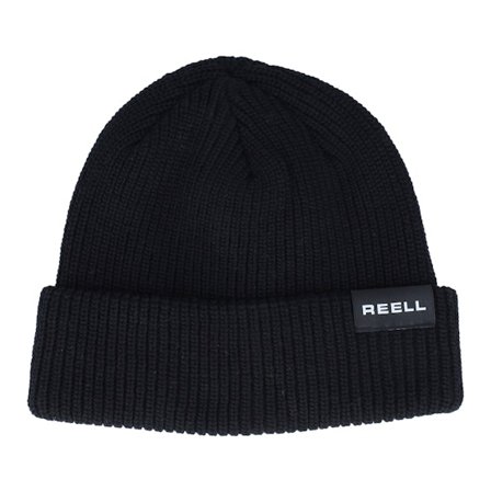 Reell - Noir cuff Bonnet - Dock Beanie Deep Black Cuff @ Hatstore
