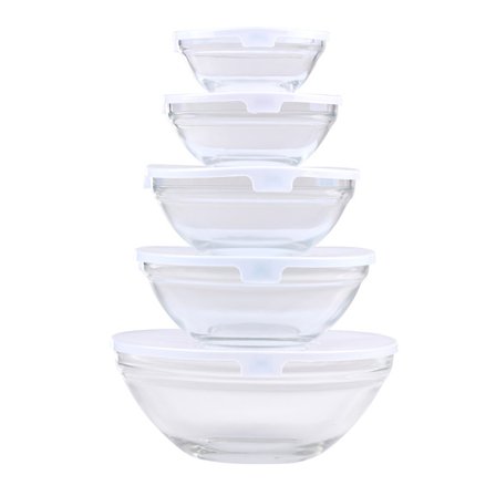 Alpina Glasskåle med låg, 5-pak_jar