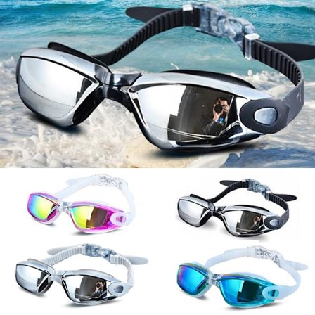 Simglasögon Dykglasögon Vattentät Anti-UV Anti-fog lilla