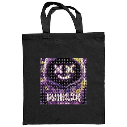 Stoffpose Roblox hettegenser designet bygget med hundrevis av små Roblox-figurer, kreativt mosaikkdesign i lilla og gule for spillere.