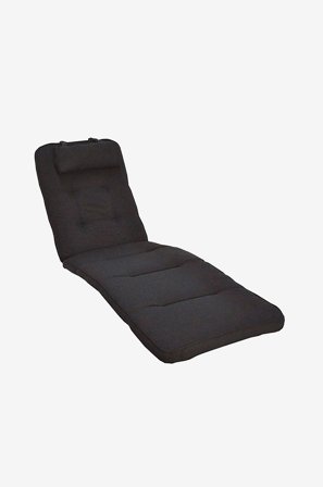 Fritab - Solseng pute Woodline - Svart - Puter til solstol & solseng - Fra Homeroom