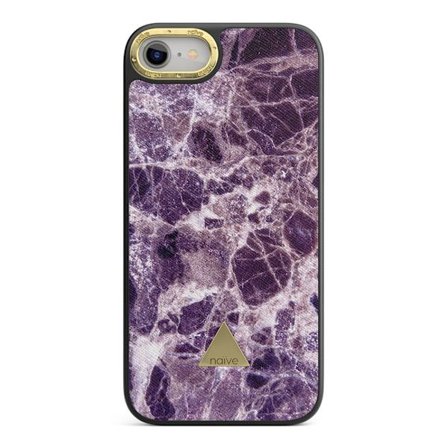 Naive iPhone 8 Skal - Lila Marmor