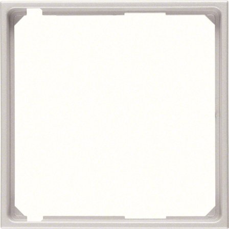 Hager 11091404 Adapter for midtbrikke, S1 Sølv, Strømbrytere & vegguttak