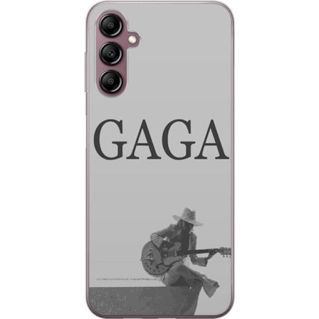 Kompatibel Mobilcover til Samsung Galaxy A14 5G Stitch omgivet af blåbær med sød kawaii-stil teddybjørn